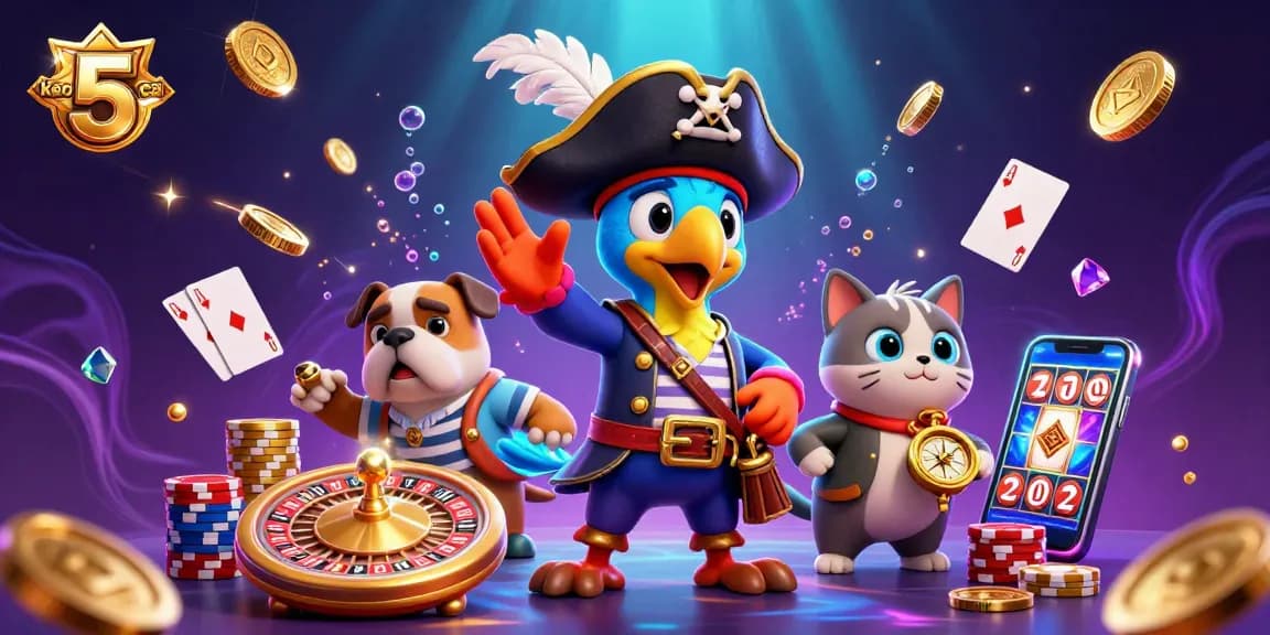 Bet on keo nha cai 5 with exciting pirate adventures and dazzling casino imagery!