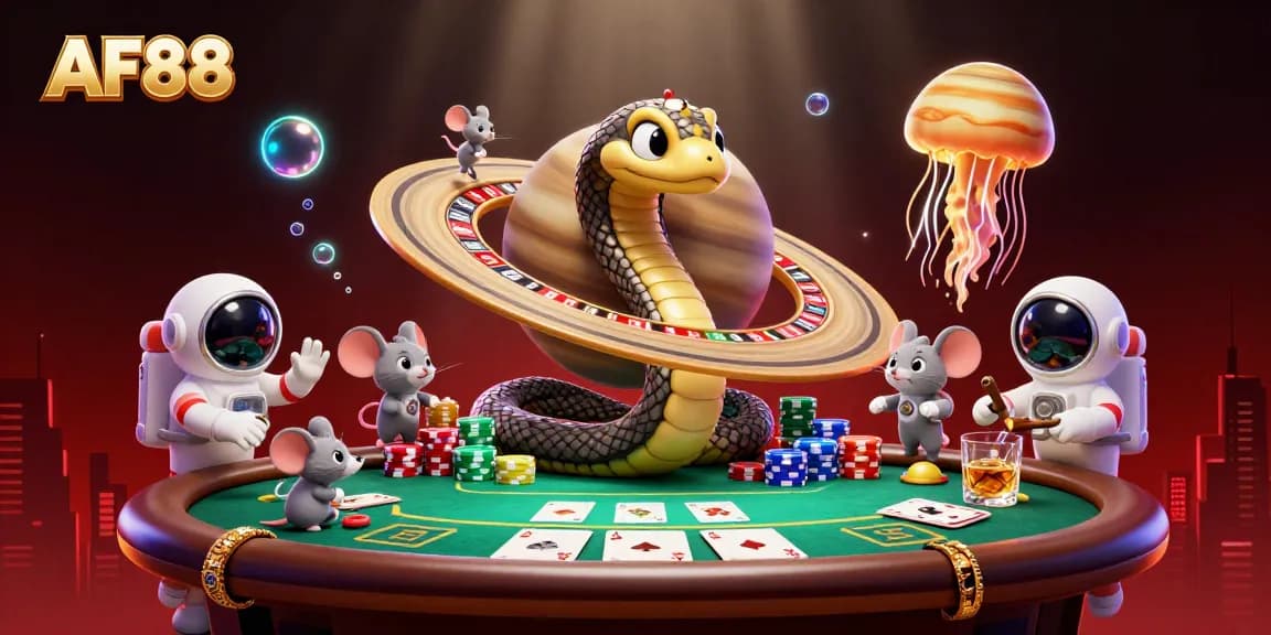 Experience thrilling gaming action at AF88 with vibrant visuals and engaging characters.
