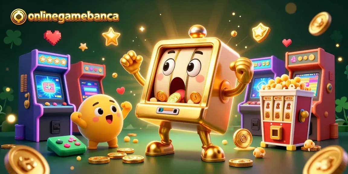 Engage with onlinegamebanca's thrilling slot machine excitement and dynamic golden jackpot action!