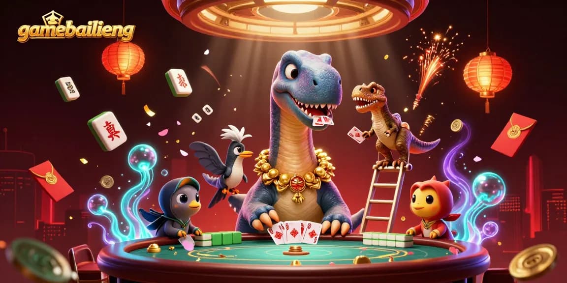 Experience the excitement of gamebailieng with a lively casino scene featuring vibrant characters and elements.