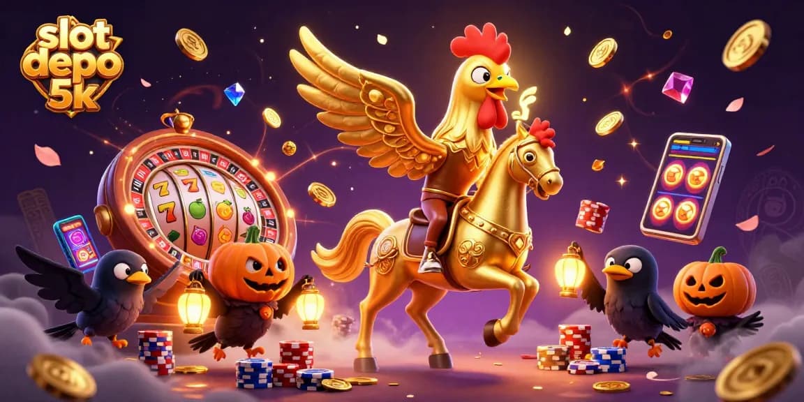 Experience the excitement of slot depo 5k with golden rooster hero and dynamic slot reels!