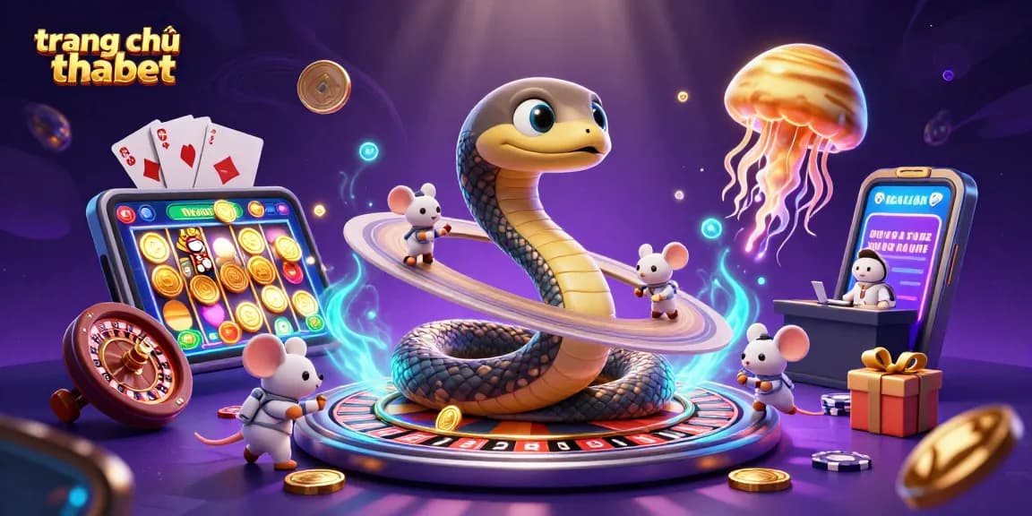 Experience exciting bets on the trang chủ thabet with vibrant cosmic gaming elements and dynamic characters.