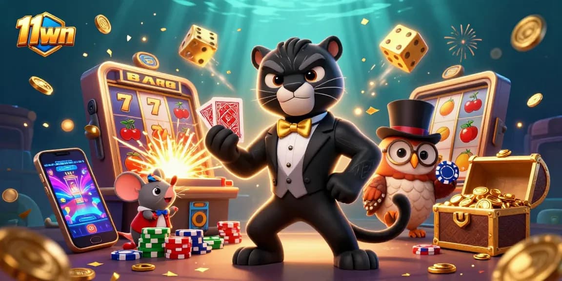 Engage with thrilling slots action at 11wn featuring a stylish panther dealer and exciting bonuses.