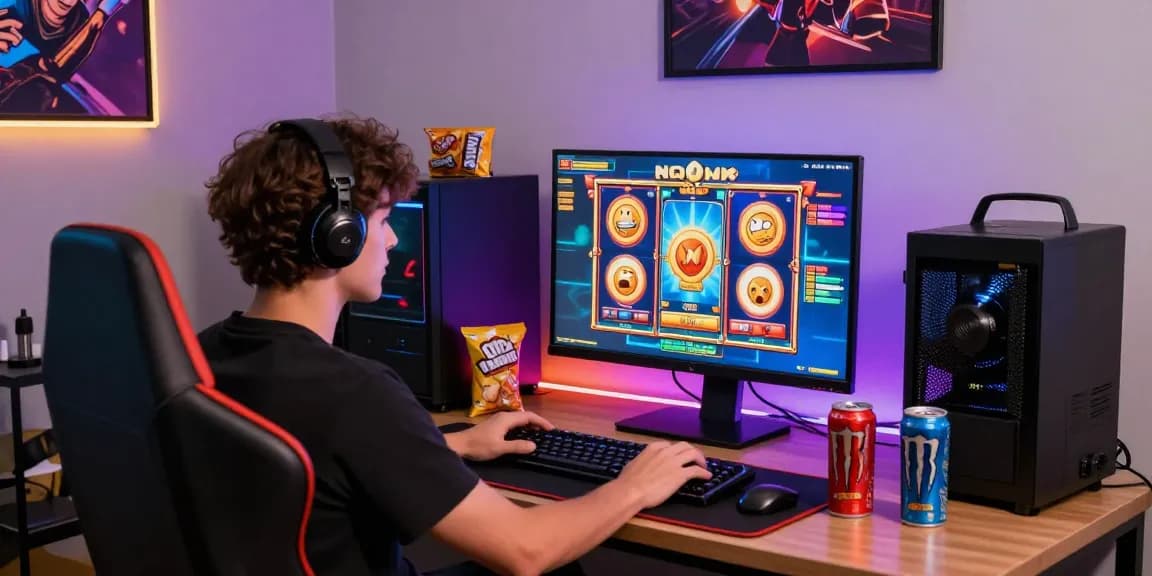 Exciting gameplay display on computer with depo pulsa 10k tanpa potongan for smooth transactions.