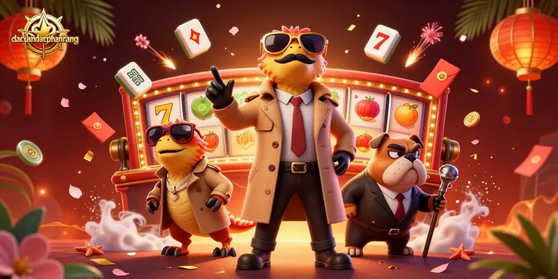 Experience dacsandatphanrang with thrilling slot game action in a vibrant casino setting.