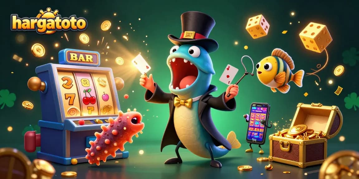 Experience the excitement of hargatoto with vibrant slot games and magical casino elements