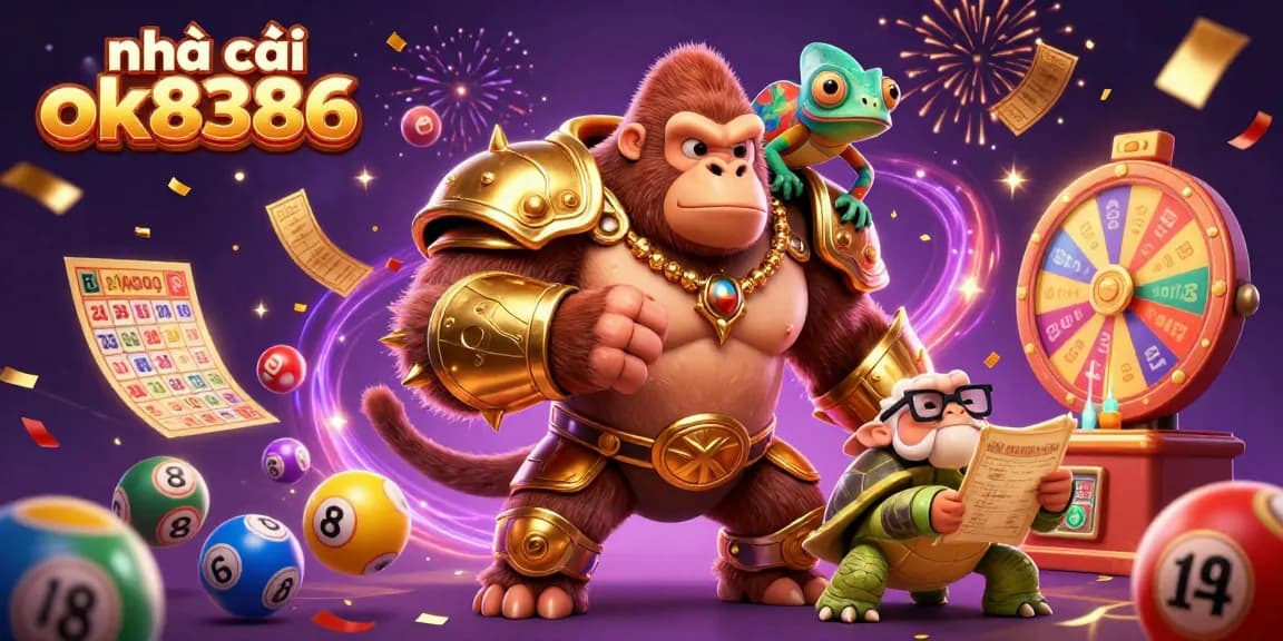 nhà cái ok8386 offers an exciting array of gambling activities with vibrant visuals and dynamic lottery elements.