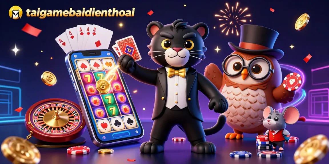 Experience thrilling action with taigamebaidienthoai as a panther dealer showcases elite poker skills.