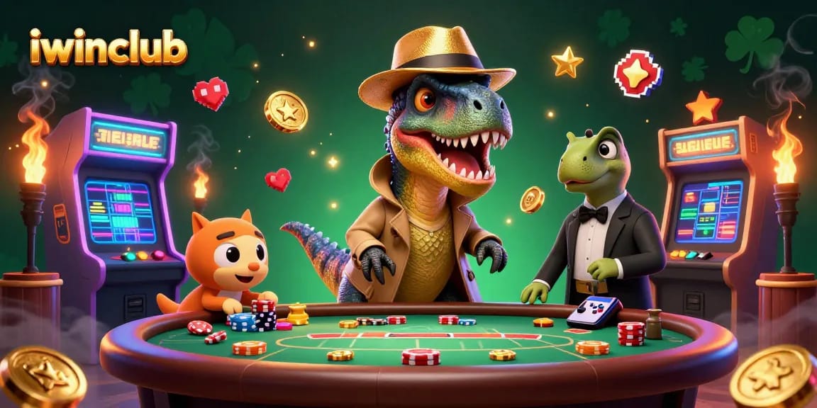 Engage in thrilling gameplay at iwinclub with a cartoon velociraptor counter at blackjack.