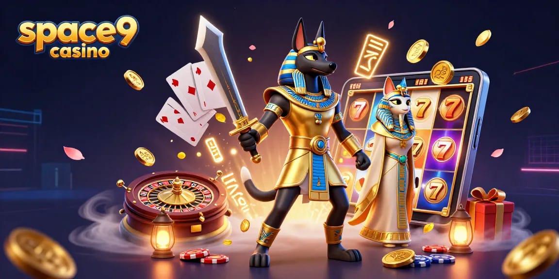 Engage in thrilling gameplay at space9 casino with dynamic characters and vibrant gaming elements.