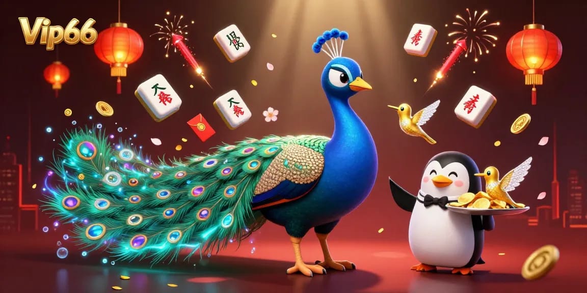 Win big with Vip66 at a vibrant online casino featuring stunning characters and thrilling game elements.