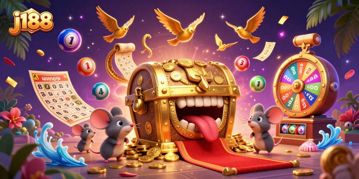 Engage with j188 online gaming experiences, highlighting vibrant gameplay and dynamic lottery elements.