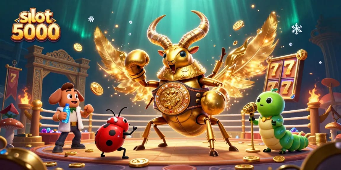 Experience thrilling action with slot deposit 5000 in this colorful casino scene featuring dynamic characters and vibrant gameplay.