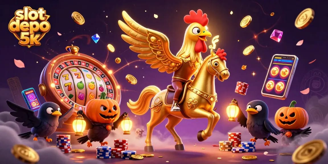 Experience the excitement of slot depo 5k with golden rooster hero and dynamic slot reels!