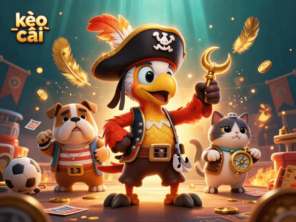 Engage with kèo nhà cái through an energetic scene of pirates and sports betting elements