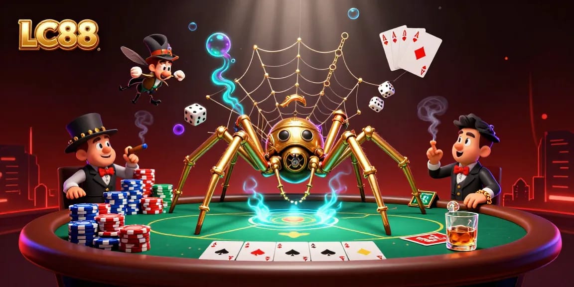 Bet high and win big at LC88 with exciting poker action and steampunk charm!