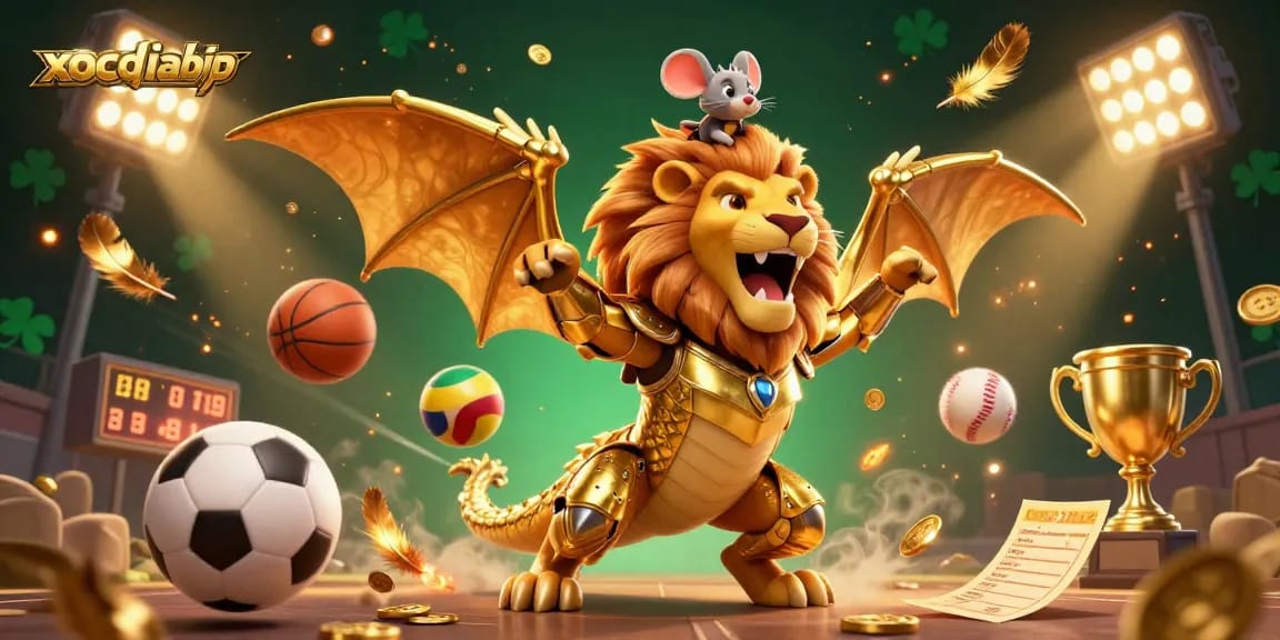 xocdiabip engages players in a dynamic 3D sports betting scene filled with action and vibrant visuals.