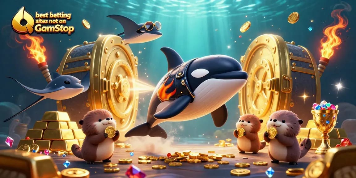 Engage with the best betting sites not on GamStop featuring vibrant characters and dynamic casino elements.