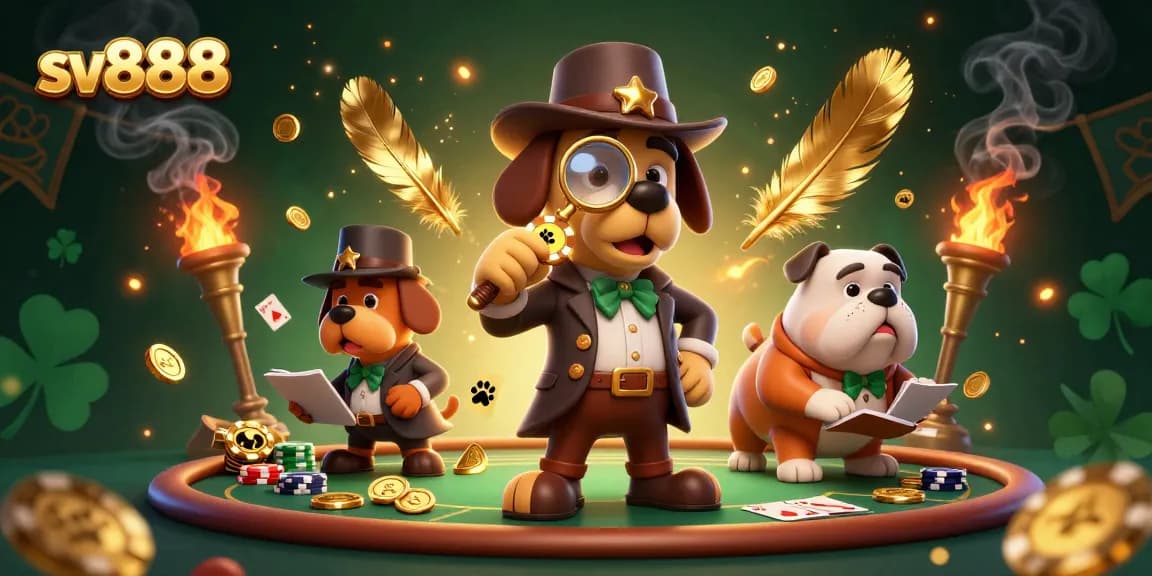 Engage in high-stakes poker with sv888 at the center of an intense detective scene.