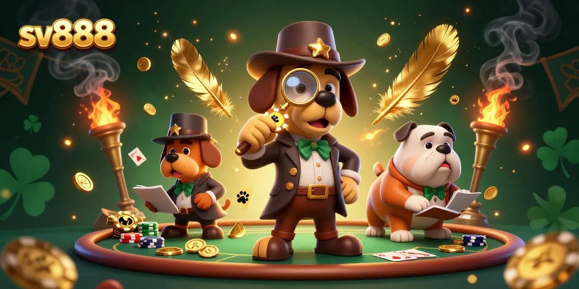 Engage in high-stakes poker with sv888 at the center of an intense detective scene.