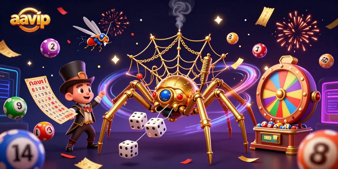 Aavip casino illustration showcasing unique gaming elements with a vibrant steampunk theme.