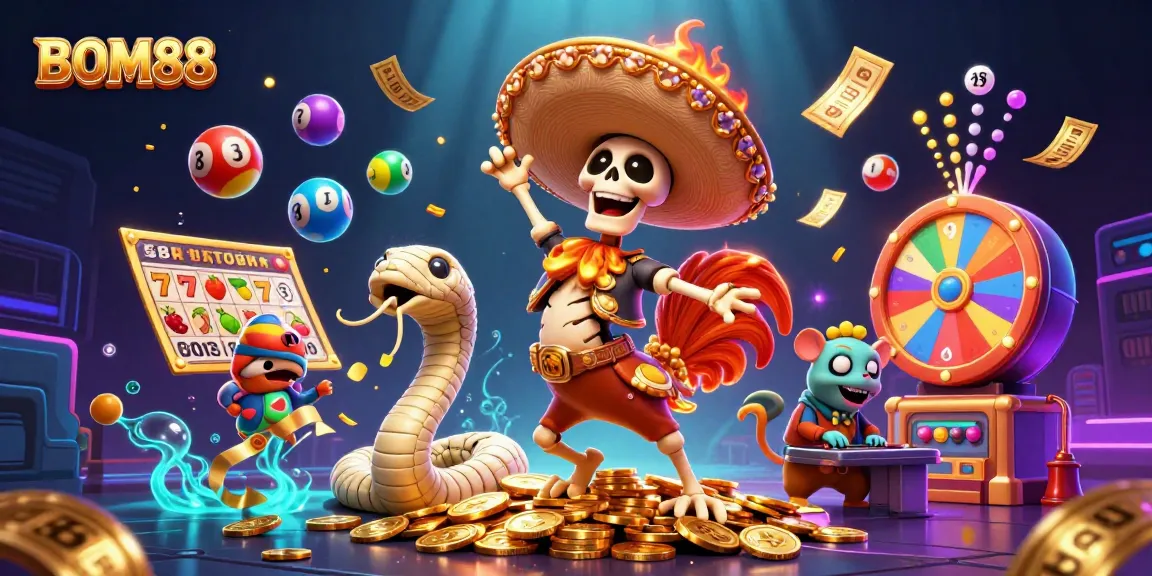 Experience thrilling wins at BOM88 with vibrant slots and dynamic gaming action!
