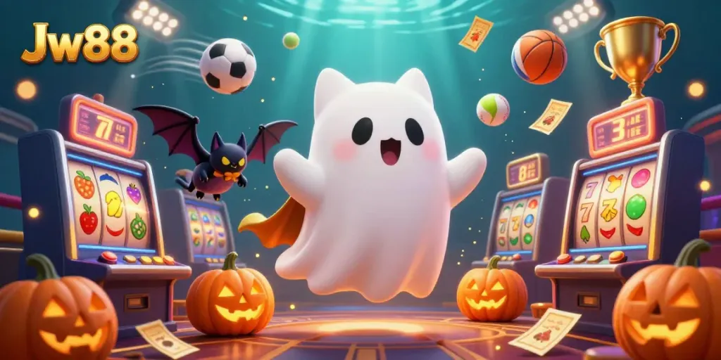 Experience thrilling gameplay at Jw88 with vibrant slots and casino legends shining bright.