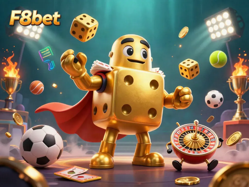 Experience thrilling sports betting with F8bet's dynamic characters and glowing game elements