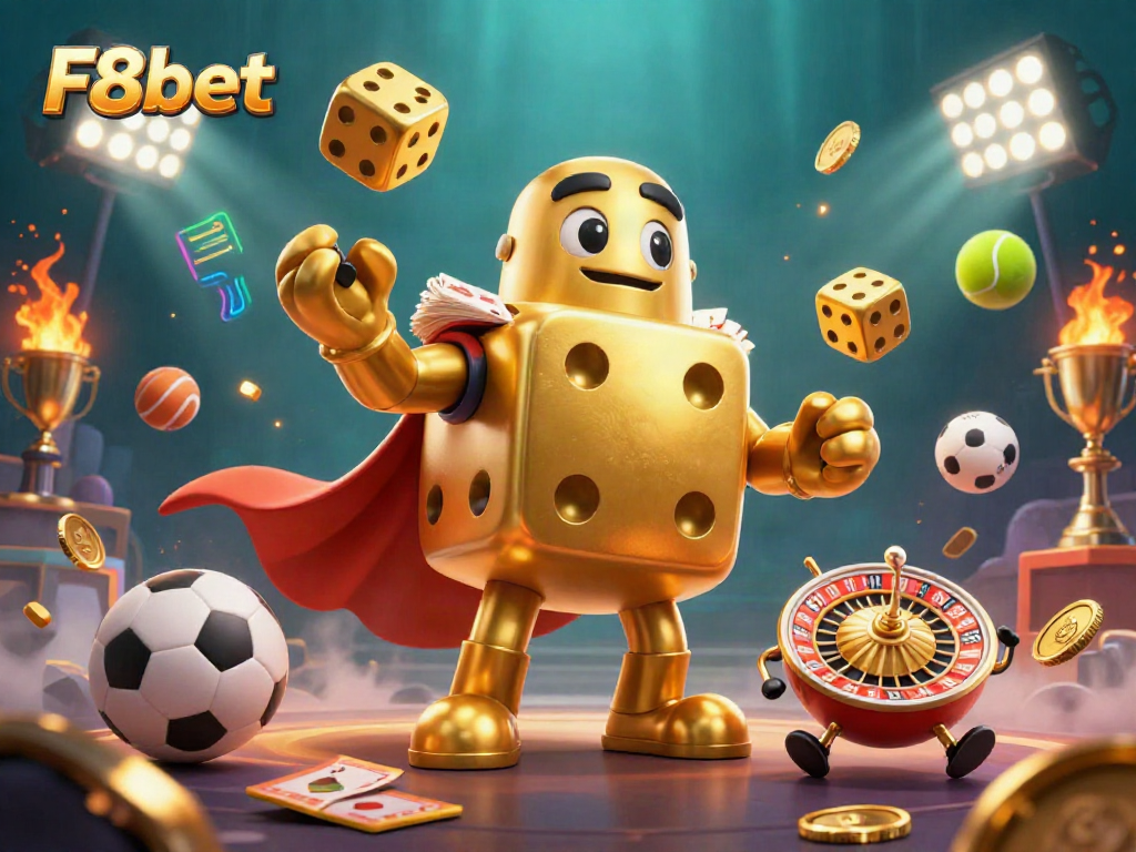 Experience thrilling sports betting with F8bet's dynamic characters and glowing game elements