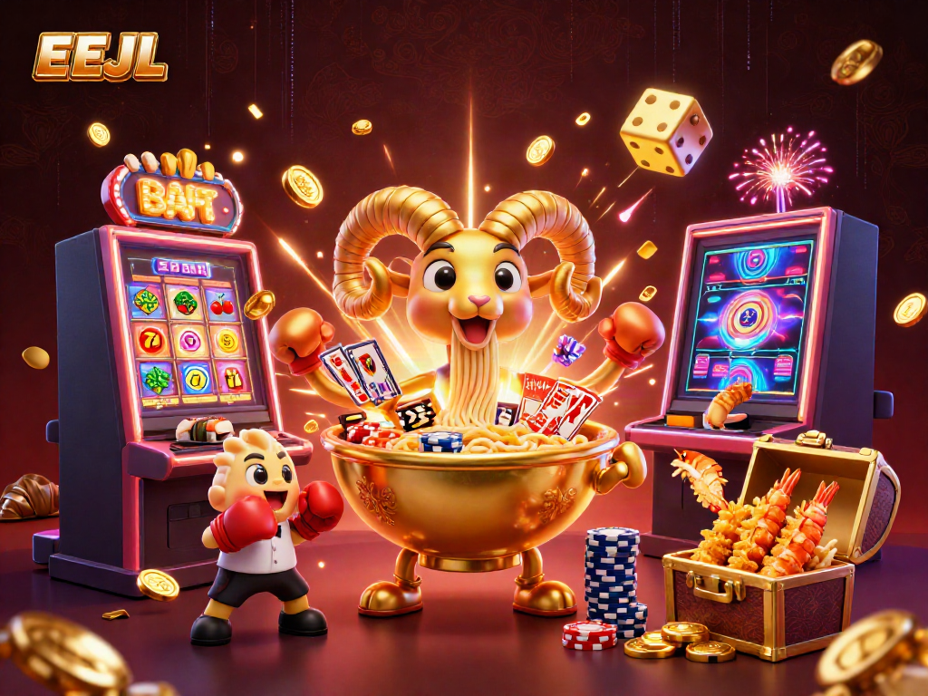 Experience the thrilling EEJL casino world with dynamic characters and exciting game elements.