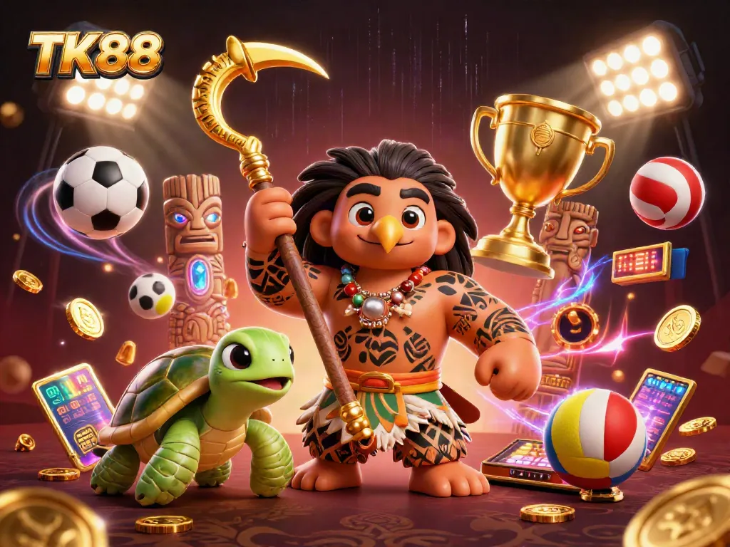 Engage in thrilling gameplay at TK88 with dynamic sports elements and vibrant casino atmosphere.