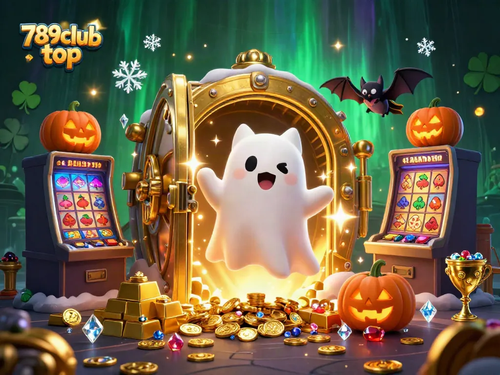 Experience entertaining gameplay at 789club top, featuring friendly ghost cat and jackpots.
