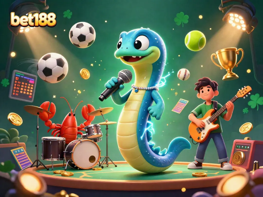 Experience thrilling gameplay with bet188 in an underwater casino filled with dynamic sports action.