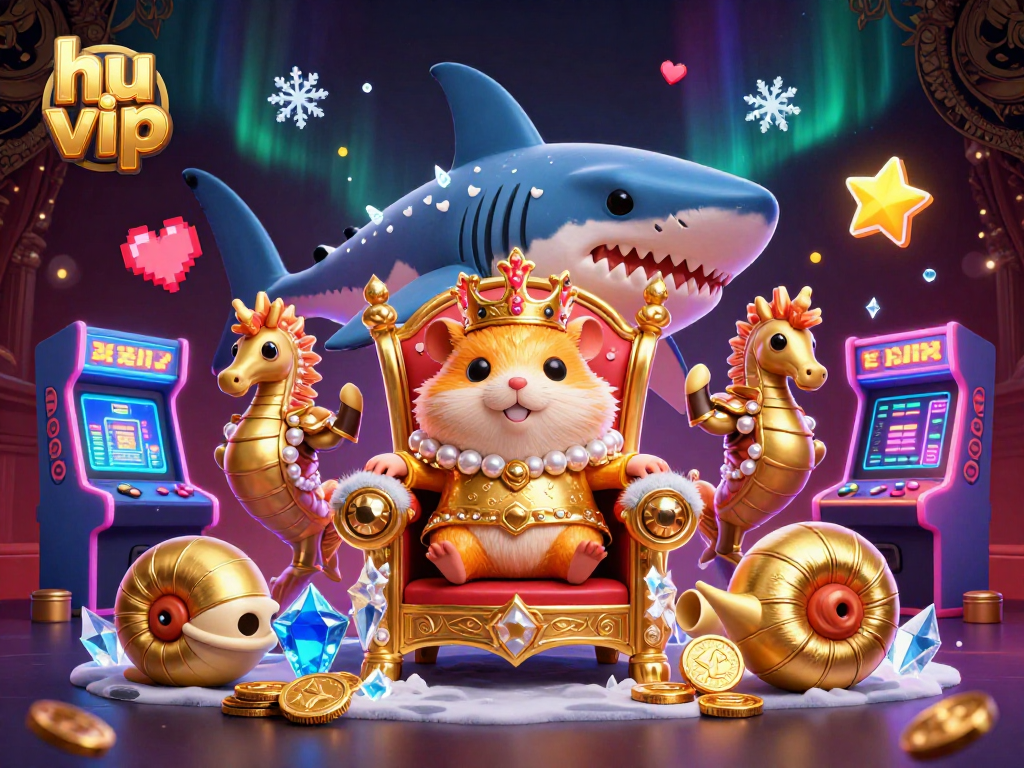 Experience thrilling gaming with hu vip, where a hamster king rules over vibrant casino adventures.
