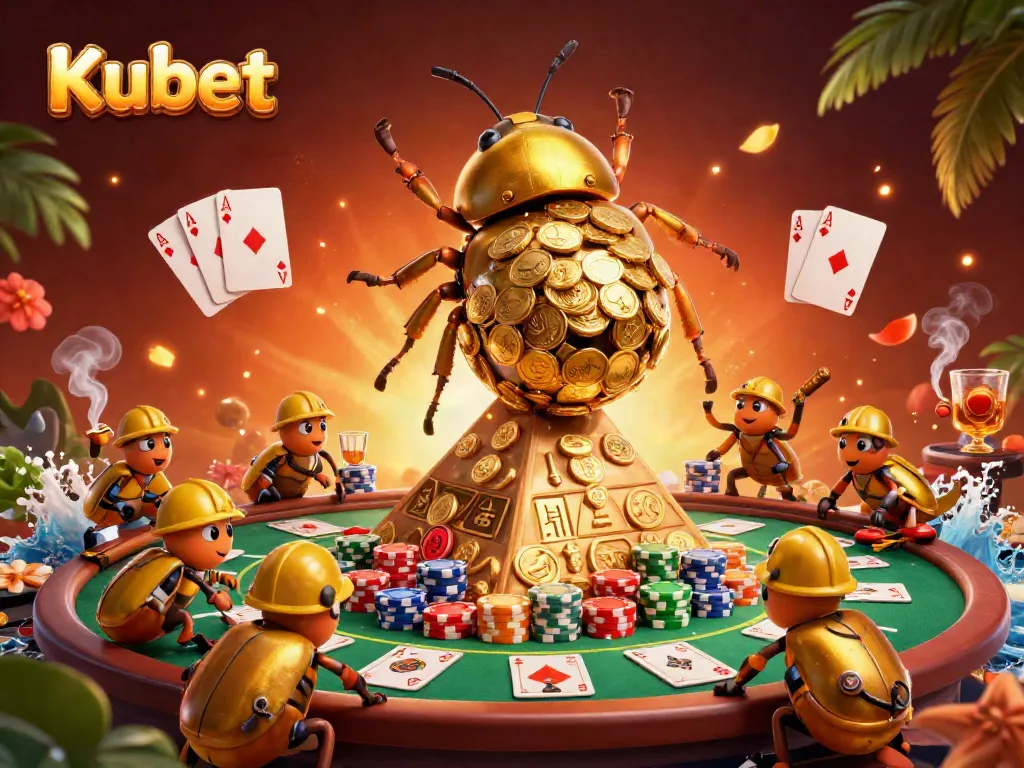 Kubet offers unique and engaging casino experiences featuring gambling themes and vibrant characters.