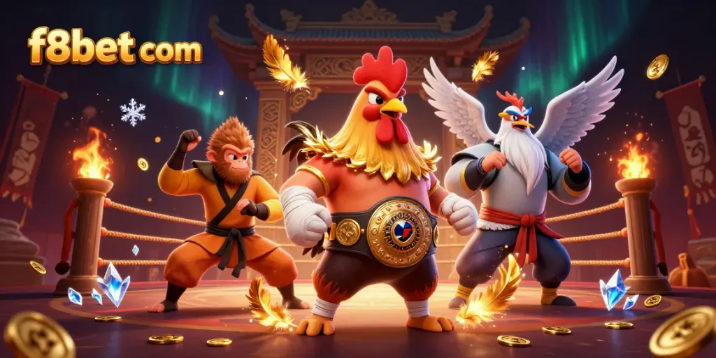 Experience the thrill of f8bet com with vibrant casino action featuring distinguished characters in an epic arena.