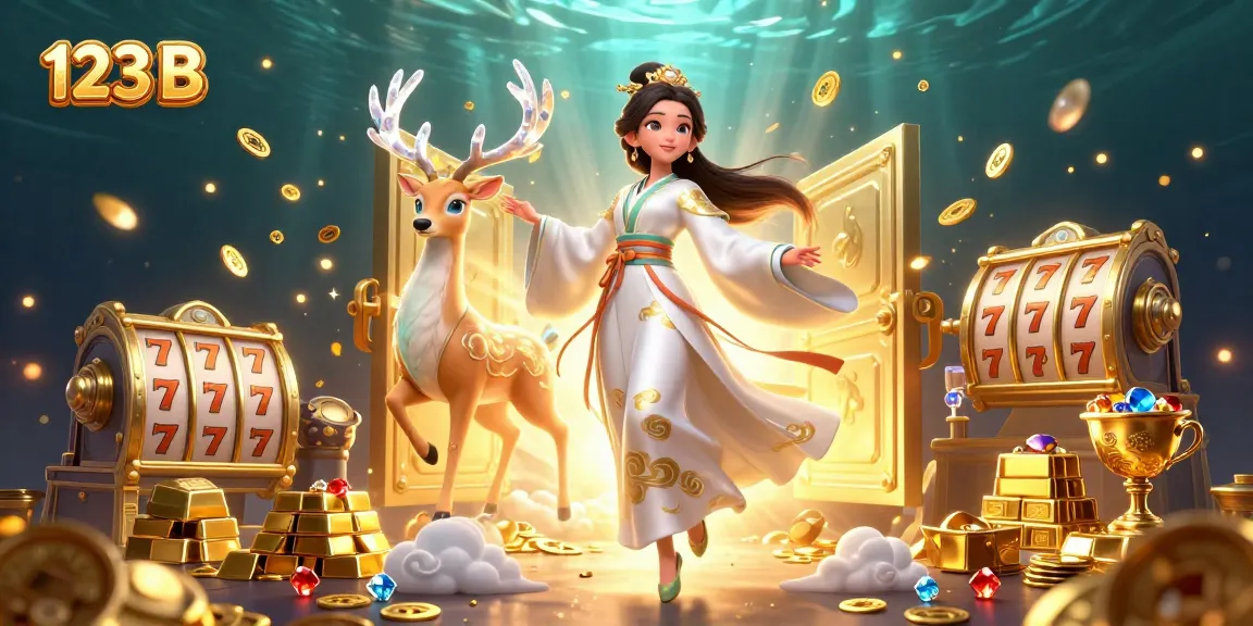 Engage with thrilling 123 B action through vibrant scenes of slot machines and rich animations.