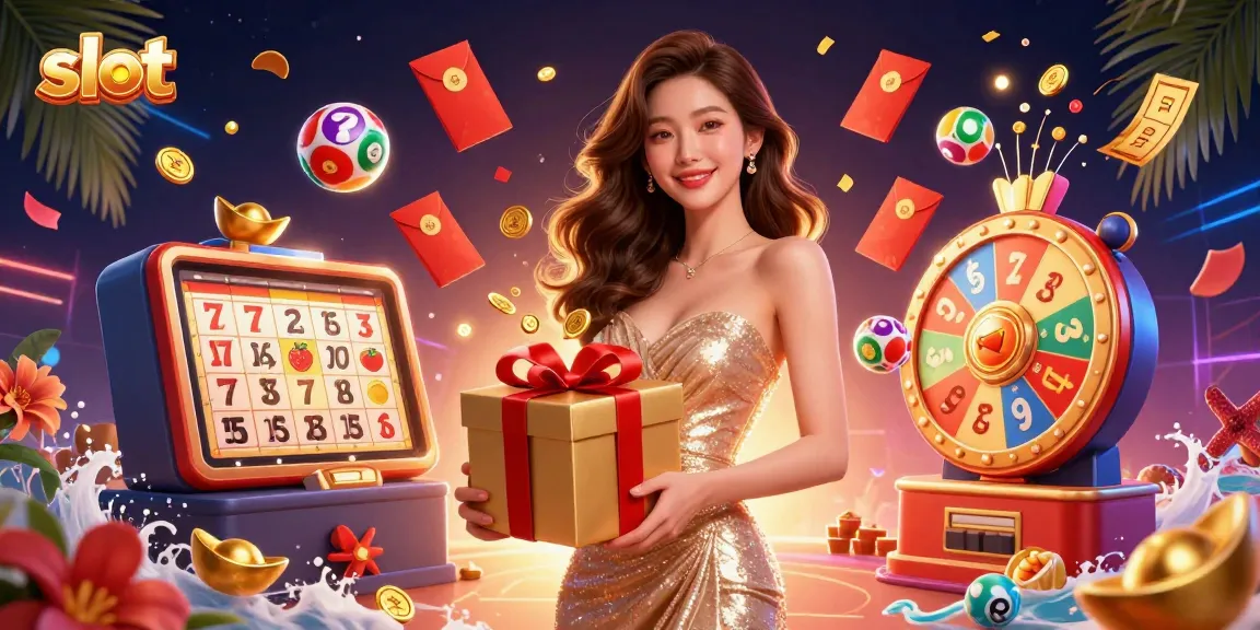 Experience thrilling slot excitement with a gorgeous character amidst dazzling casino symbols.