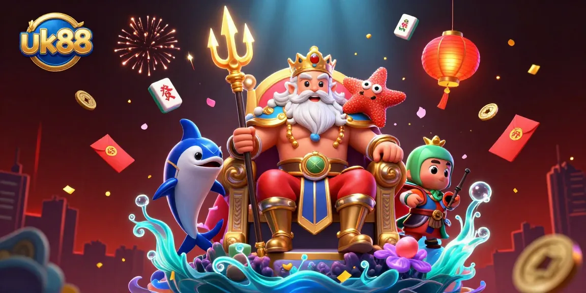 Experience thrilling betting action with uk88's vibrant casino adventure and charming characters.