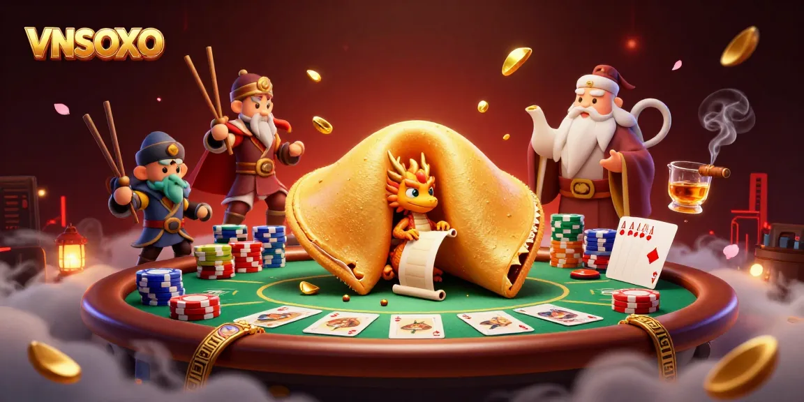 Experience VNSOXO with energetic poker gameplay featuring dynamic characters and rich casino elements.