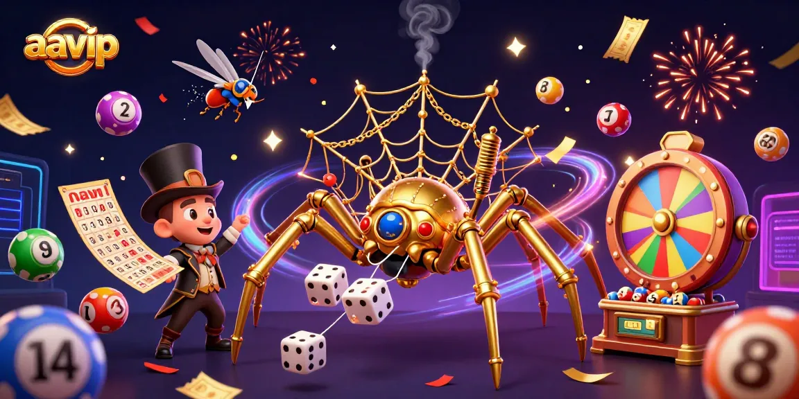 Aavip casino illustration showcasing unique gaming elements with a vibrant steampunk theme.