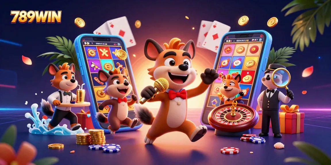 Join the fun at 789WIN, where animated hyenas run a lively comedy casino club full of games and laughter.