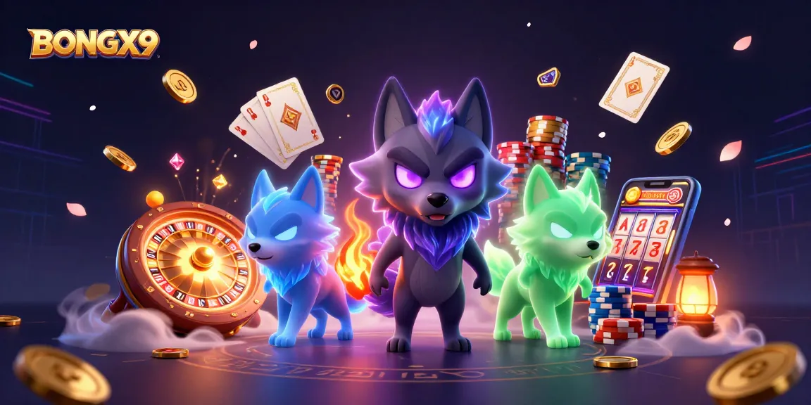Watch BONGX9 players spin roulette and win with glowing ghostly wolves in action.