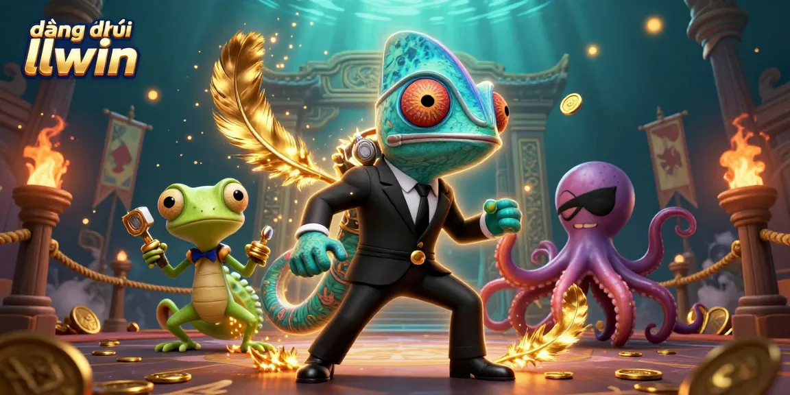 Experience thrilling gameplay with đăng ký llwin at the colorful 3D casino scene.