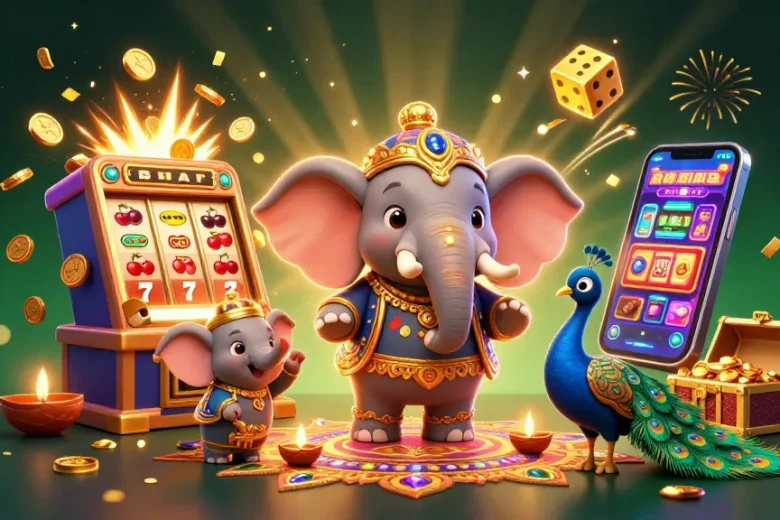 Experience thrilling wins at c168 link with a vibrant 3D illustration showcasing dynamic casino elements.