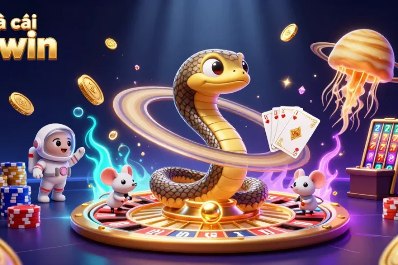Experience vibrant 3D illustration of nhà cái 98win with cosmic characters and exciting betting action