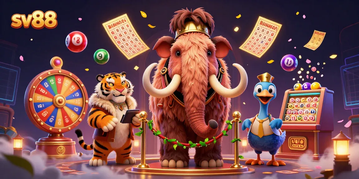 Experience thrilling gameplay at sv88 with vibrant lottery elements in a 3D casino scene