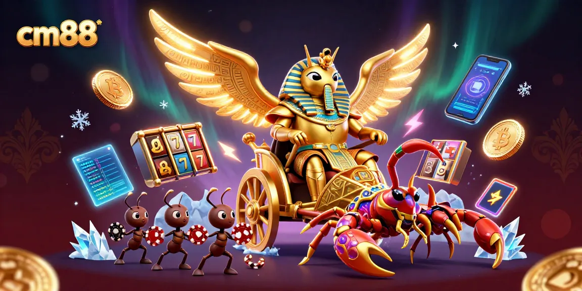 Engage with cm88 by experiencing vibrant slot games in an ultra-detailed 3D illustration.