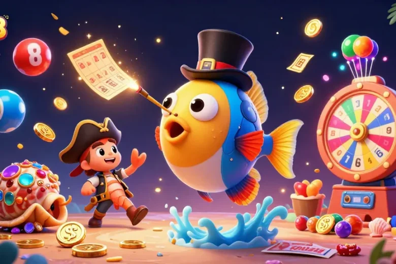 Experience thrilling wins with the vibrant c168 link casino scene filled with golden gains and lottery excitement.