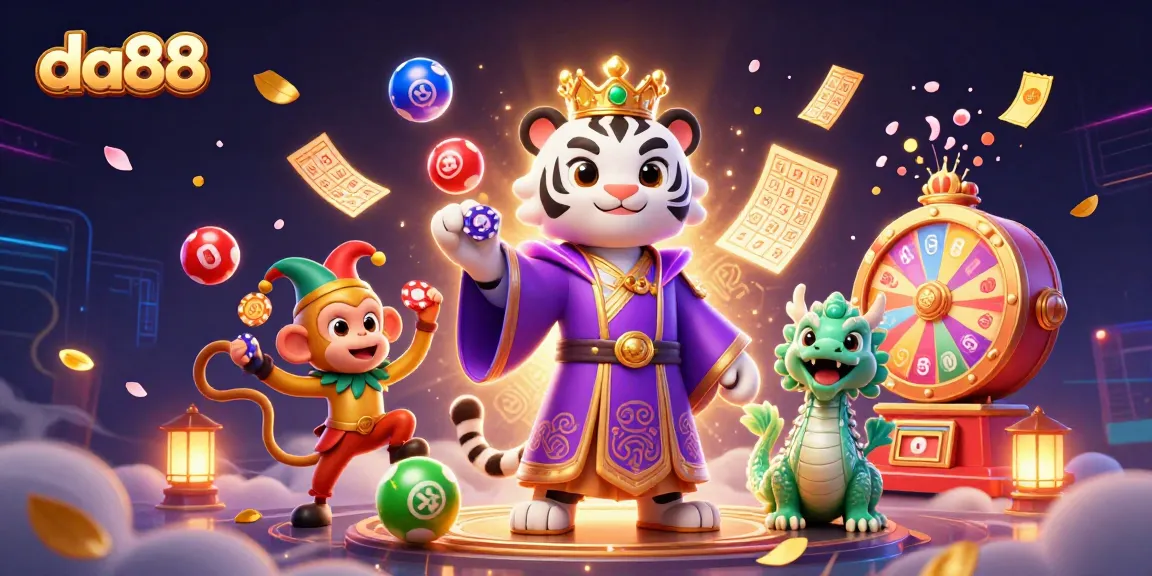 Experience the excitement of da88 gaming with a lively scene featuring fantasy characters in action.